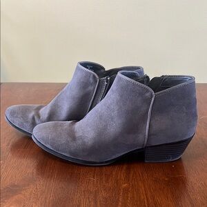 Women’s  Gray Suede Ankle Boots
